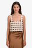 Lemarque Grey Leather 'Finley' Top Size XS/S
