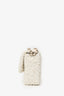Pre-Loved Chanel™ White Medium Tweed Bag