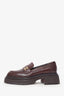 Pre-Loved Chanel™ Burgundy Loafers Size 37