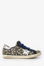 Golden Goose Black Leather Metallic Stud Sneakers Size 39