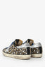 Golden Goose Black Leather Metallic Stud Sneakers Size 39
