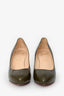 Christian Louboutin Olive Green Pumps 85mm Size 40