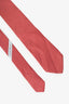 Salvatore Ferragamo Red Printed Tie
