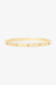 Cartier 18K Yellow Gold 6 Diamonds Small Model Love Bracelet Size 18