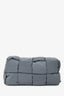 Bottega Veneta Grey Padded Intreccio-Woven Nylon Crossbody Bag