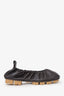 Bottega Veneta Brown Leather 'Shore Ballerina' Flats Size 36