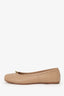 Maison Margiela Tan Leather Tabby Ballet Flats Size 38
