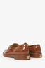 Pre-Loved Chanel™ Brown Patent Leather 'Chanel' Loafers Size 37.5