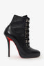 Christian Louboutin Black Leather Booties Size 38.5