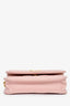 Pre-Loved Chanel™ 2021+ Pink Leather 'Pearl Crush' Mini Crossbody Bag