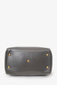Saint Laurent Grey Leather Boston Bag