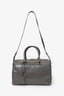 Saint Laurent Grey Leather Boston Bag