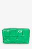 Bottega Veneta Green Leather Cassette Bag