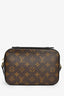 Louis Vuitton 2019 Monogram Leather Trimmed Tassle 'Saintonge' Camera Crossbody Bag