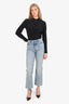 Khaite Blue Denim Straight Leg Jeans Size 28