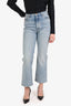 Khaite Blue Denim Straight Leg Jeans Size 28