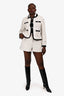 Maje White/Black Tweed Blazer + Shorts Set Size 42