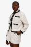 Maje White/Black Tweed Blazer + Shorts Set Size 42