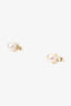 Mikimoto 18K Yellow Gold Pearl Stud Earrings 3MM