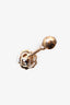 Pre-Loved Chanel™ 18K Rose Gold Diamond Extrait de Camélia Single Earring