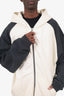 Rhude Cream/Black Zip Up Hoodie Size XXL Mens