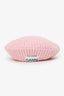 Ganni Pink Knit Wool Hat