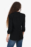 Cinq a Sept Black Ruched Sleeve 'Khloe' Blazer Size 2