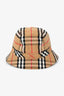 Burberry Brown Tartan Pattern Bucket Hat Size L