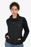 Gucci Black Logo Patch Down Vest Size 42