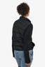 Gucci Black Logo Patch Down Vest Size 42