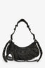 Balenciaga Black Denim Small 'Le Cagole' Shoulder Bag