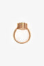 Loewe Gold Tone 'Anagram Cube' Ring Size 6