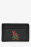 Gucci x MLB Black Leather 'LA Patch' Card Holder