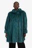Vintage Dyed Green Mink Fur Coat Size M/L