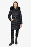 Burberry Black Abbeydale Down Puffer Coat Size S