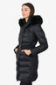 Burberry Black Abbeydale Down Puffer Coat Size S