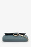 Chloe Green Suede/Leather Small Faye Bag