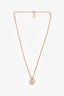 Louis Vuitton Gold Tone Crystal Embellished Louise by Night Necklace
