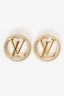 Louis Vuitton Gold Tone Crystal Embellished Sparkling Louise Earrings