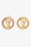 Louis Vuitton Gold Tone Crystal Embellished Sparkling Louise Earrings
