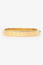 Louis Vuitton Gold Tone Nanogram Strass Bracelet Size S
