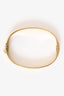 Louis Vuitton Gold Tone Nanogram Strass Bracelet Size S