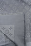 Louis Vuitton Grey Monogram Silk Scarf