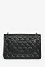 Pre-Loved Chanel™ 2013-14 Black Caviar Leather Classic Jumbo Double Flap SHW