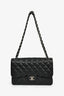 Pre-Loved Chanel™ 2013-14 Black Caviar Leather Classic Jumbo Double Flap SHW