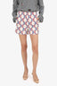 Gucci White/Red/Blue GG Sylvie Tweed Shorts Size 36