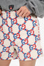 Gucci White/Red/Blue GG Sylvie Tweed Shorts Size 36