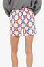 Gucci White/Red/Blue GG Sylvie Tweed Shorts Size 36