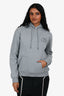 Christian Dior Grey Cotton 'CD Icon' Embroidered Hoodie Size S