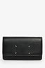 Maison Margiela Black Leather 'Four Stitches' Wallet On Chain